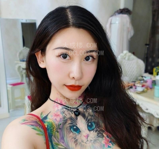 西安猫纹身高冷范御姐